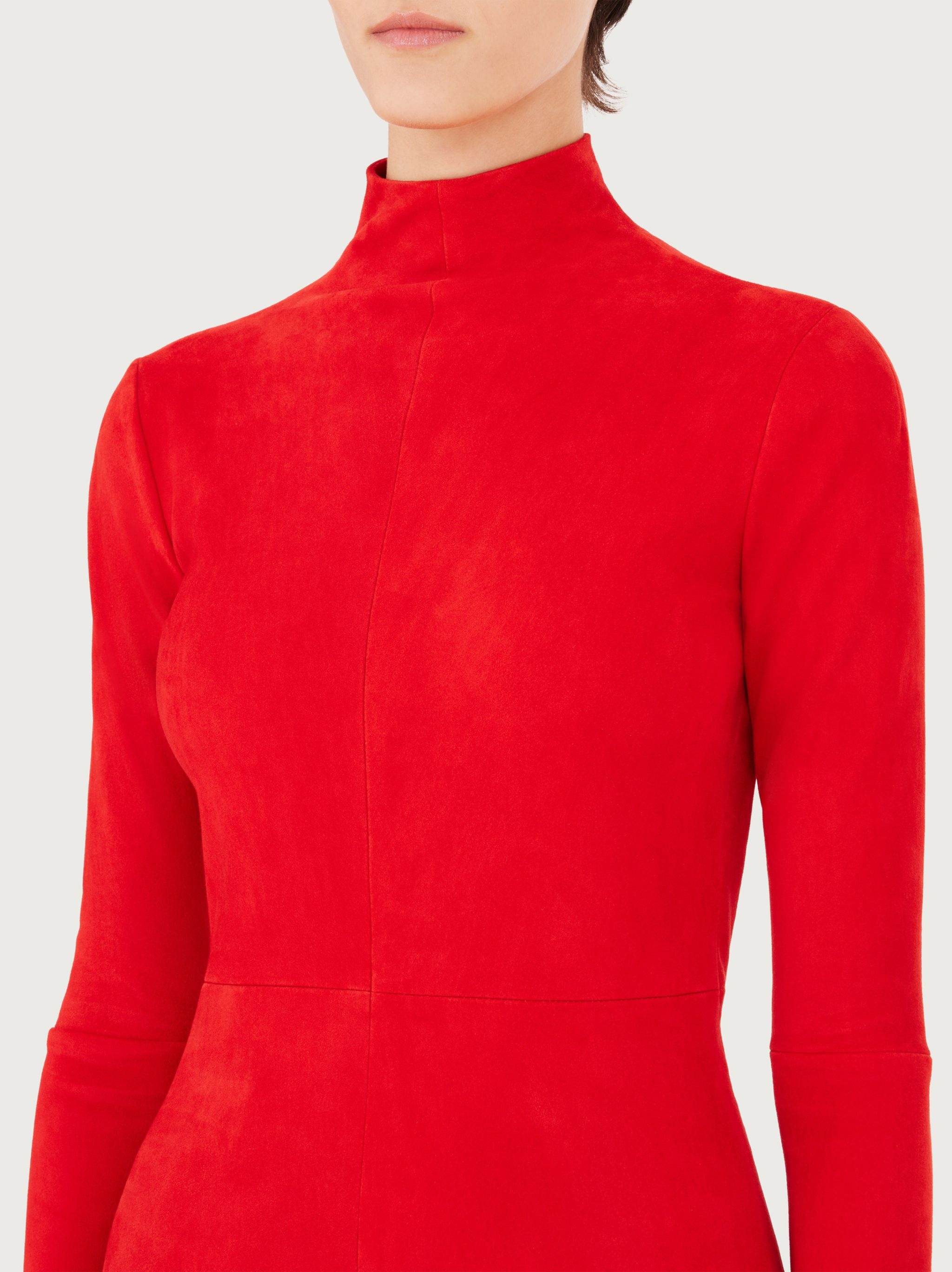 Stretch suede dress - 4