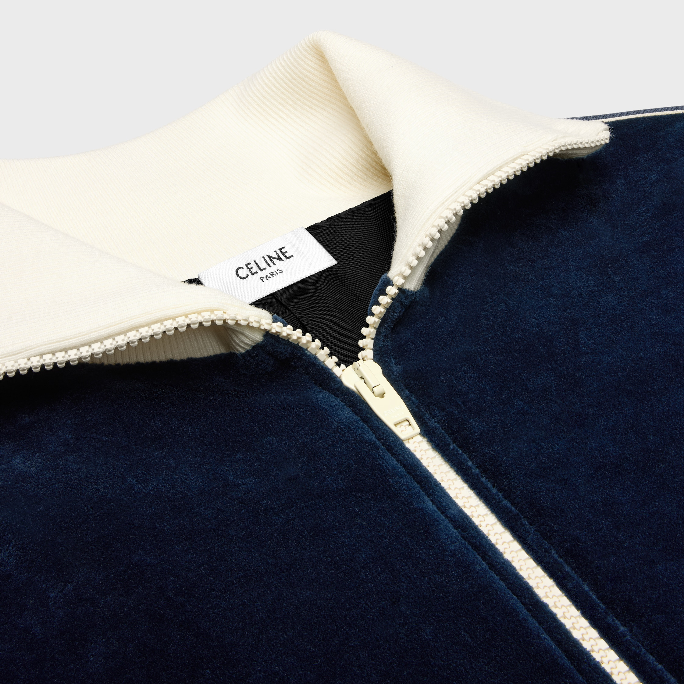 tracksuit jacket IN velvet jersey - 3