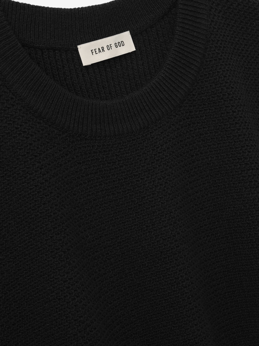 Wool Rib Crewneck Sweater - 3