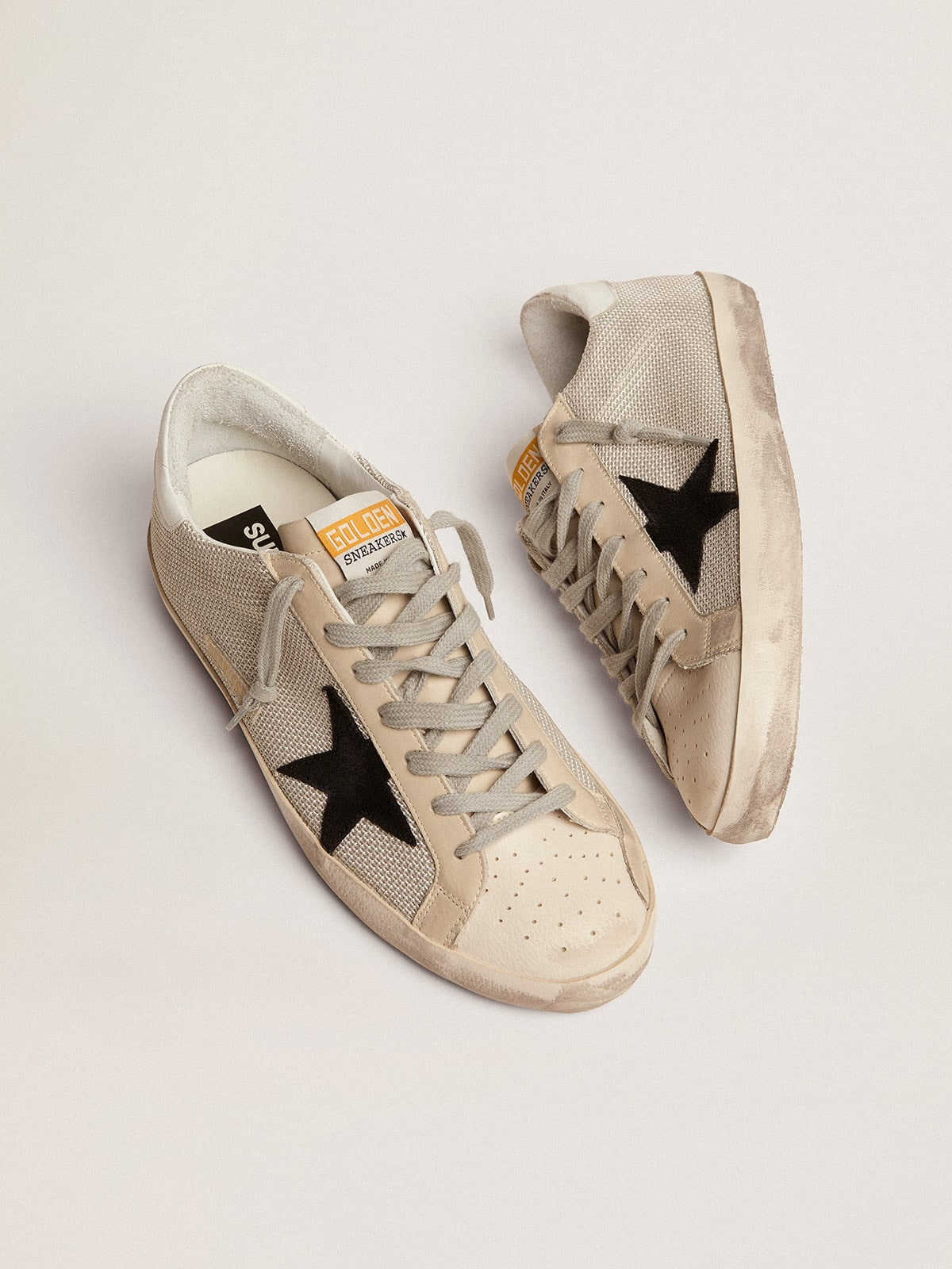 Men's Super-Star in leather - 2