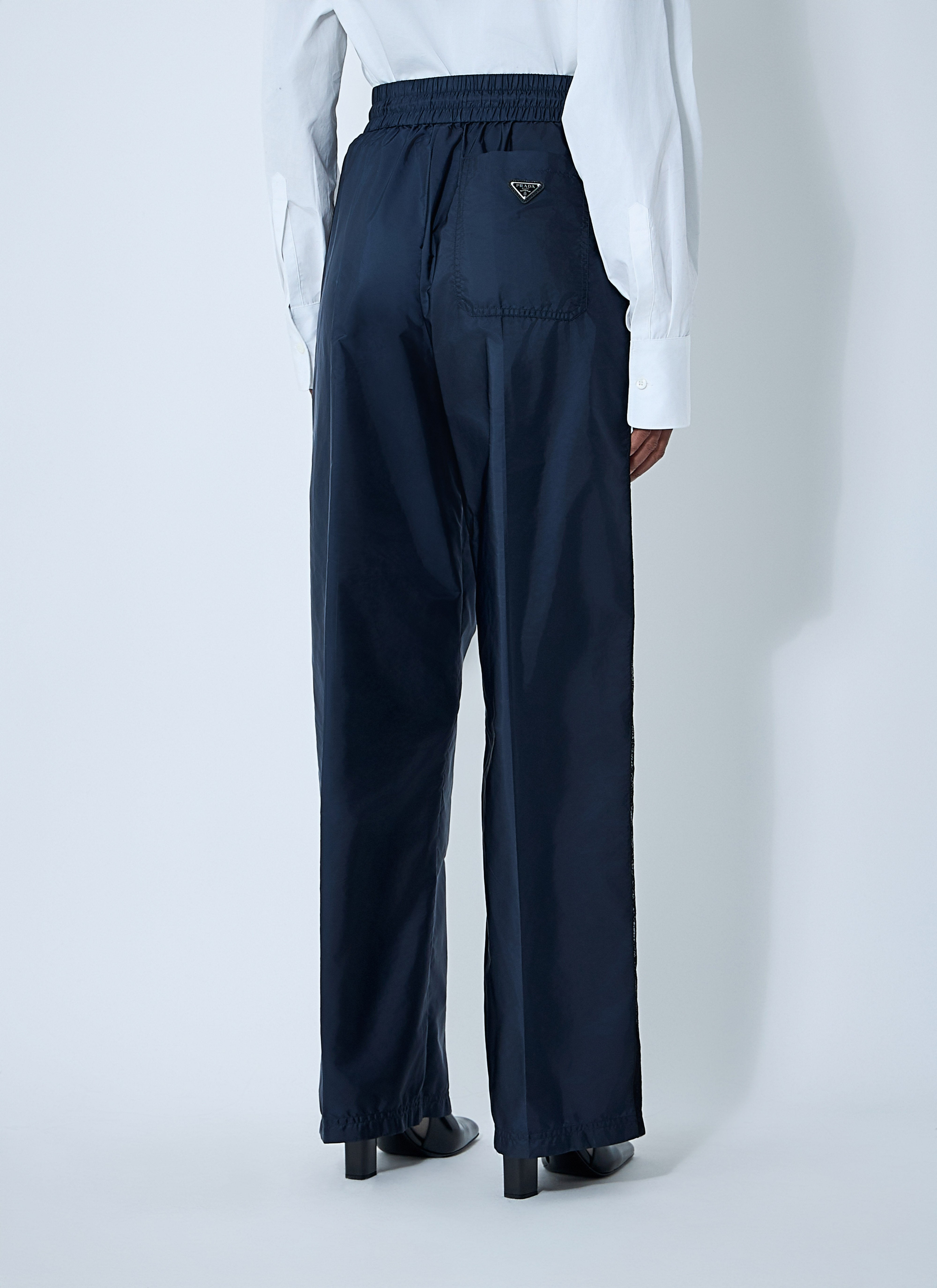 Prada Women Logo Plaque Pants - 4