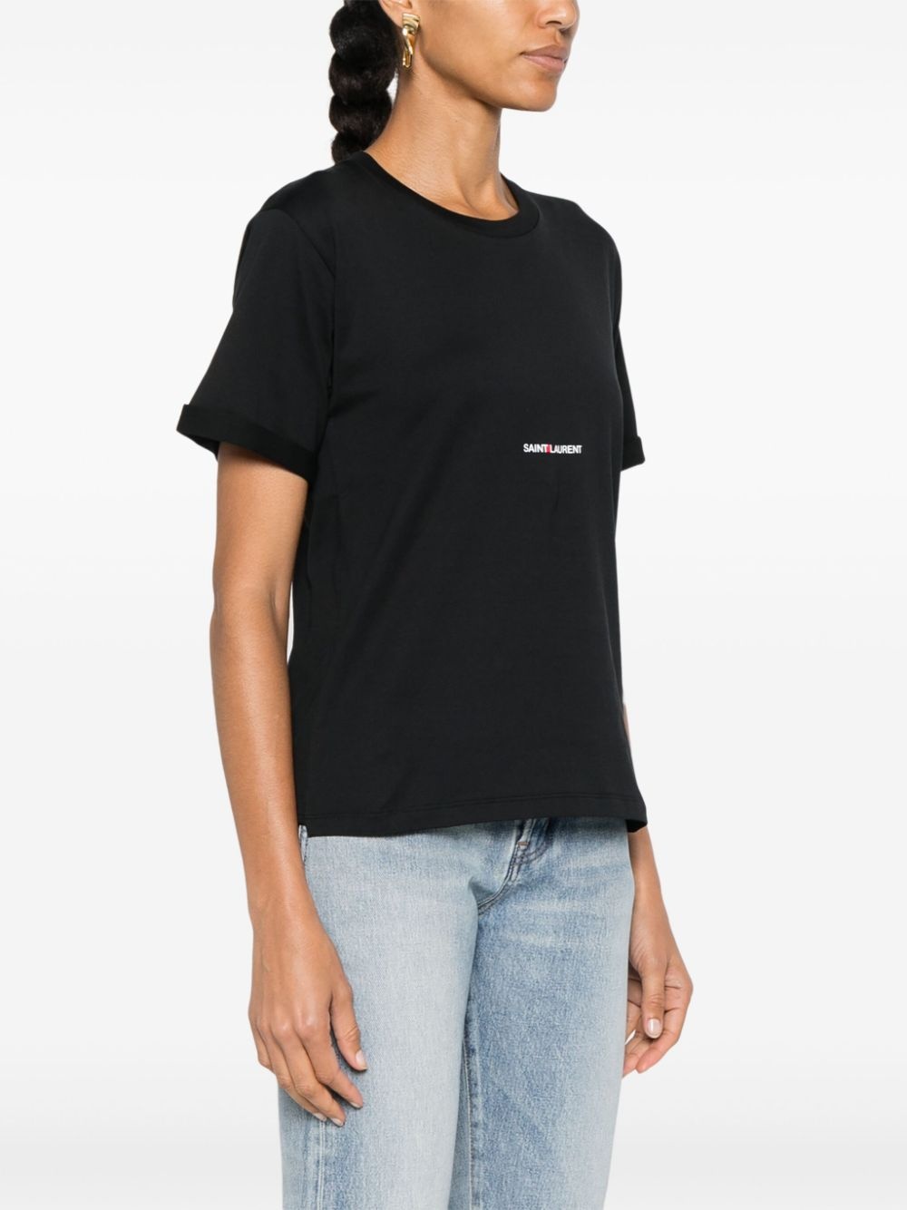 logo print T-shirt - 3