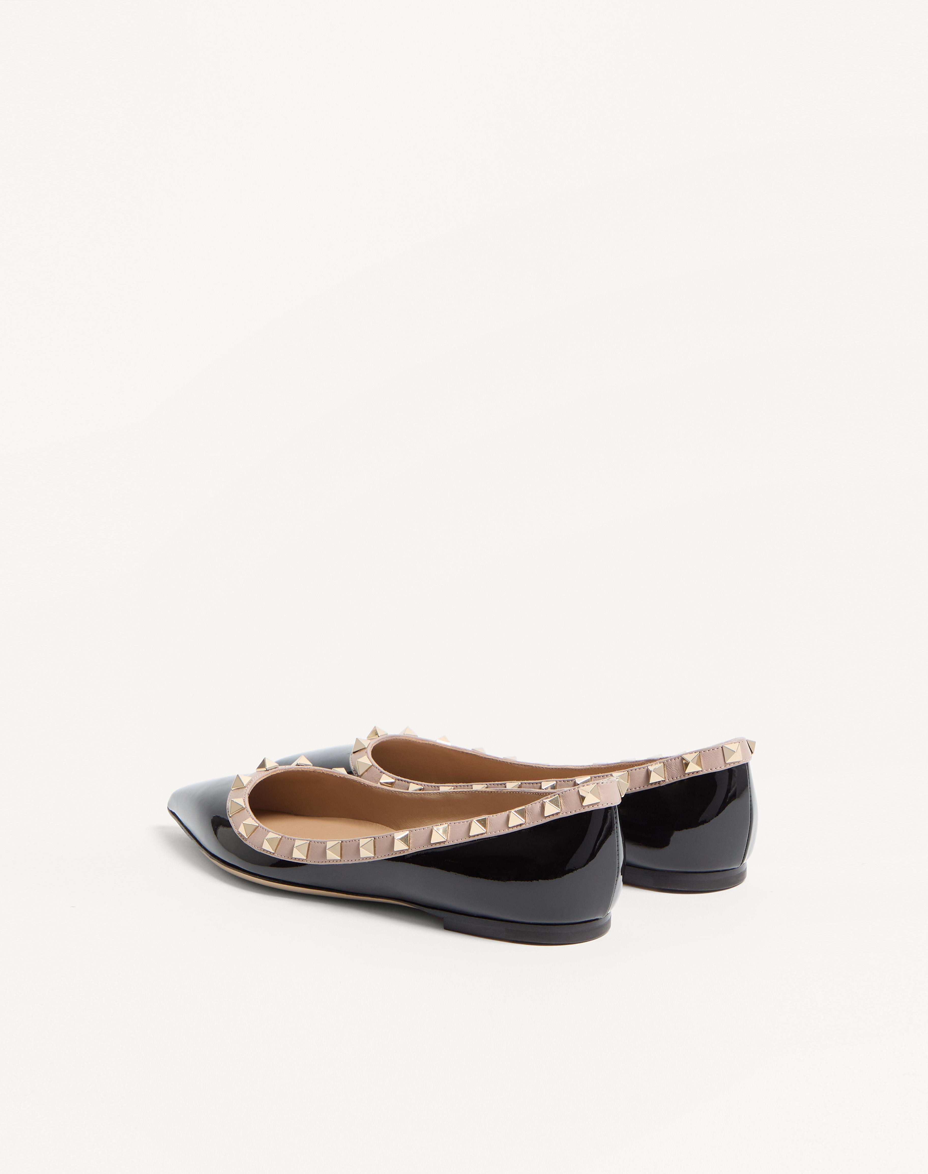 PATENT ROCKSTUD BALLET FLAT - 5