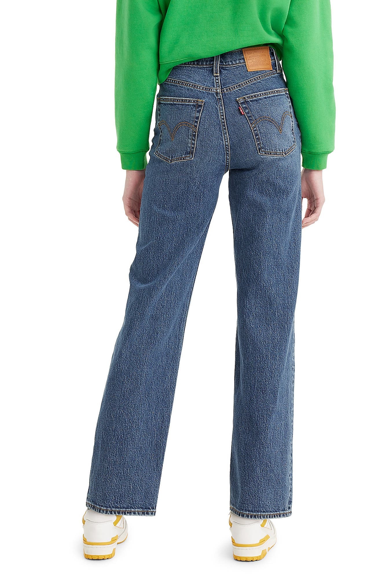 Ribcage High Waist Straight Leg Jeans - 2