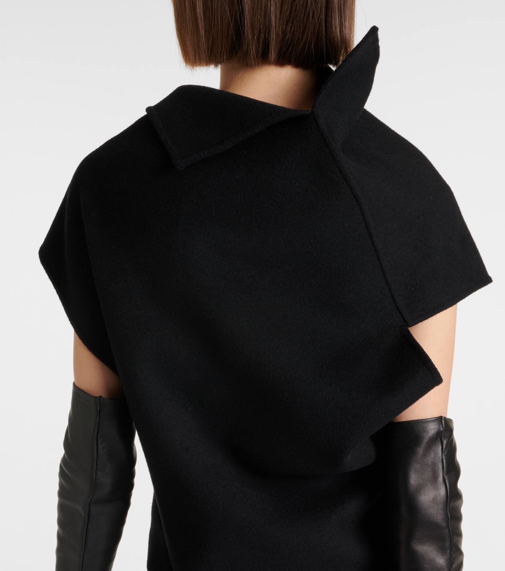 Kamil paneled cashmere gown - 5
