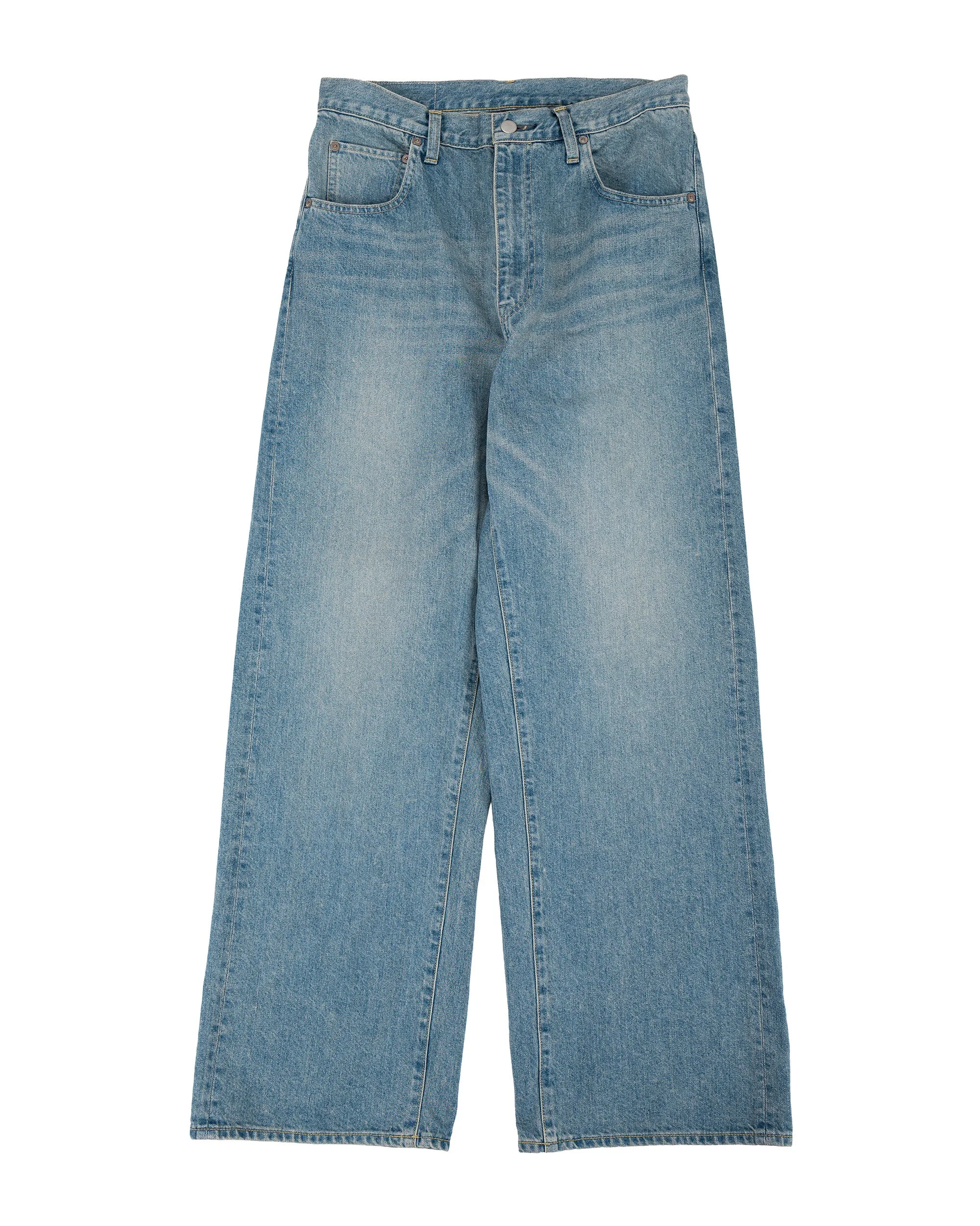 Wide Denim Jeans Indigo - 1