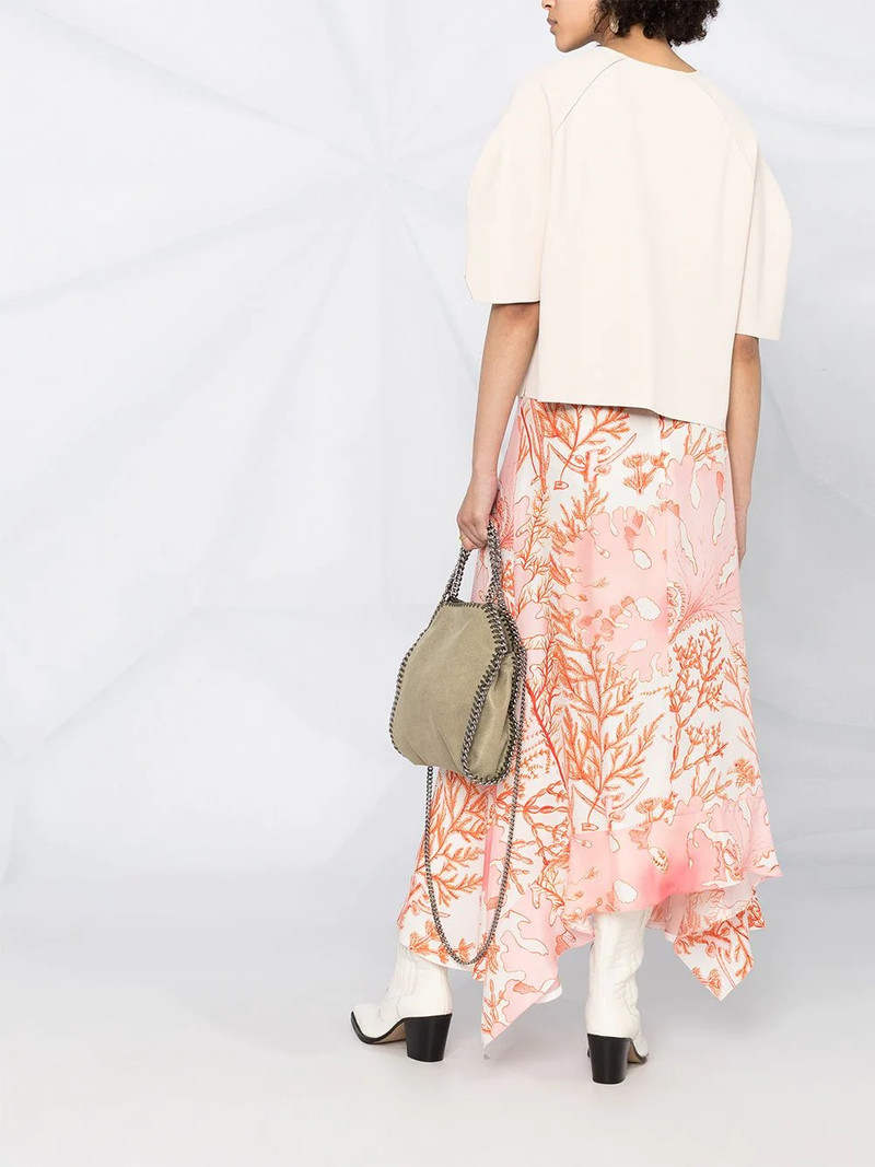 piped-seam cropped blouse 4