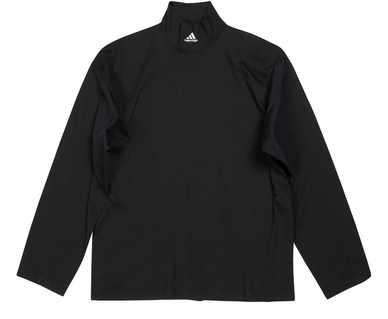 Balenciaga / Adidas 높은 목 티셔츠 - 1