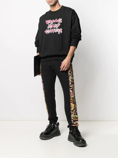 VERSACE JEANS COUTURE Rock raised logo sweatshirt outlook