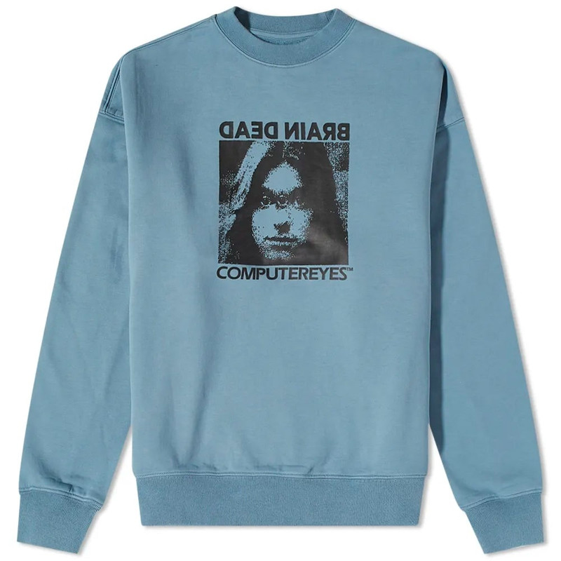 Brain Dead Computer Eyes Cew Sweat 1