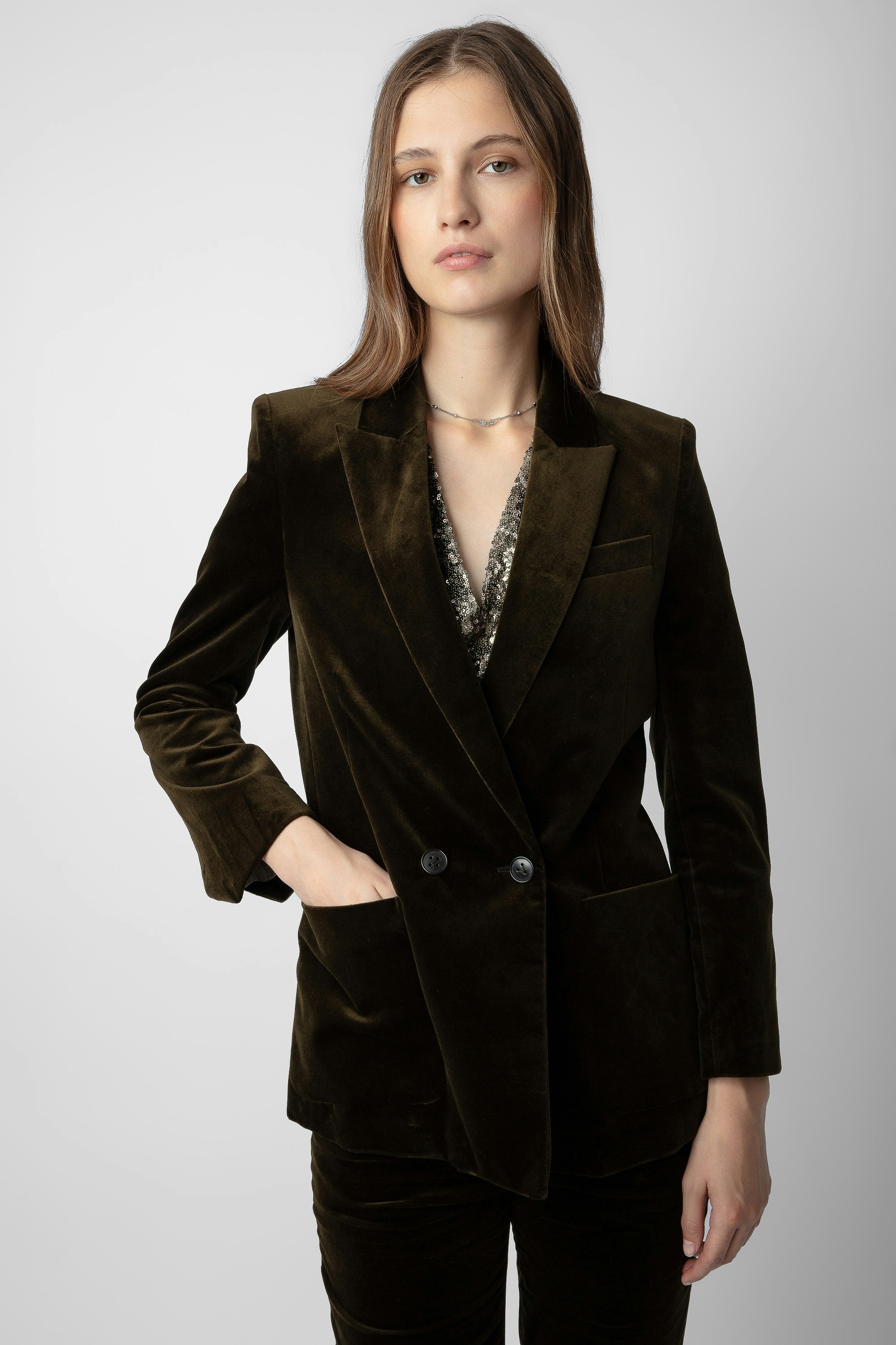 Visko Velvet Blazer - 3