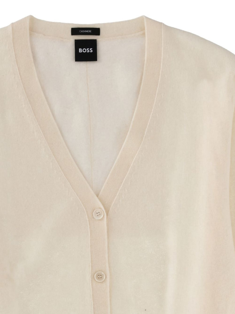 BOSS button v-neck cardigan outlook