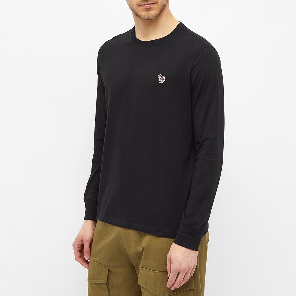 Paul Smith Long Sleeve Zebra Logo Tee - 3