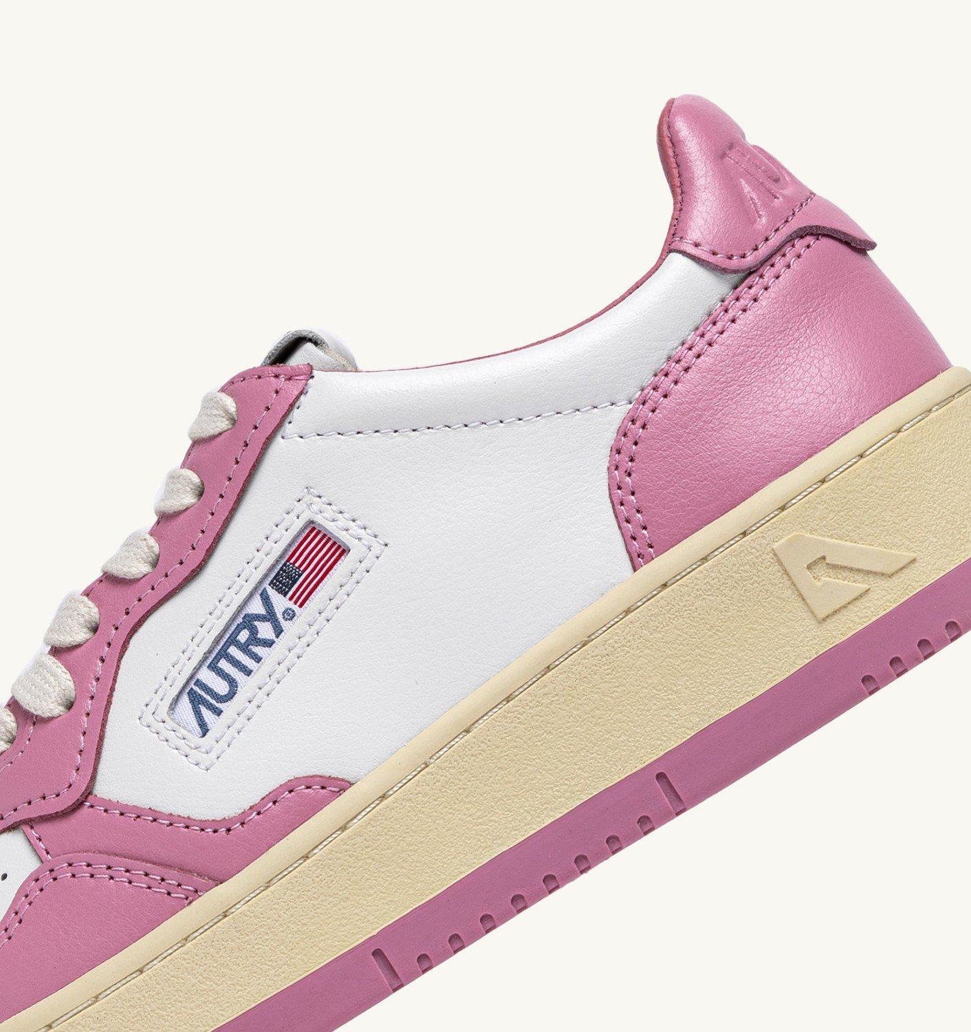 MEDALIST LOW SNEAKERS BICOLOR IN WHITE AND POLIGNAC LEATHER - 7