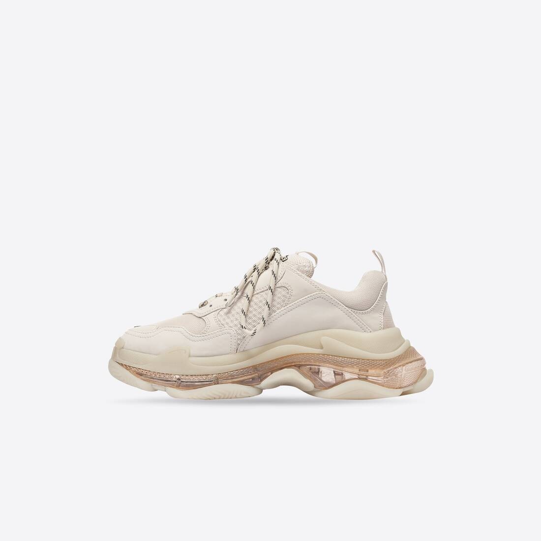 Men's Triple S Sneaker Clear Sole in White - 4