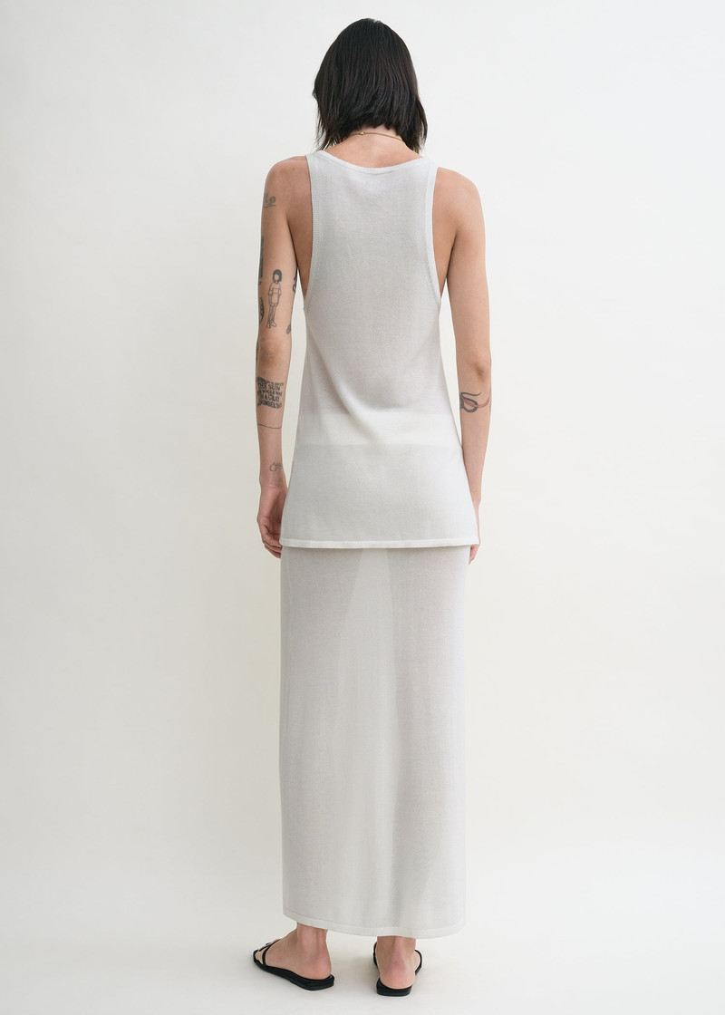 Tank knit white 4