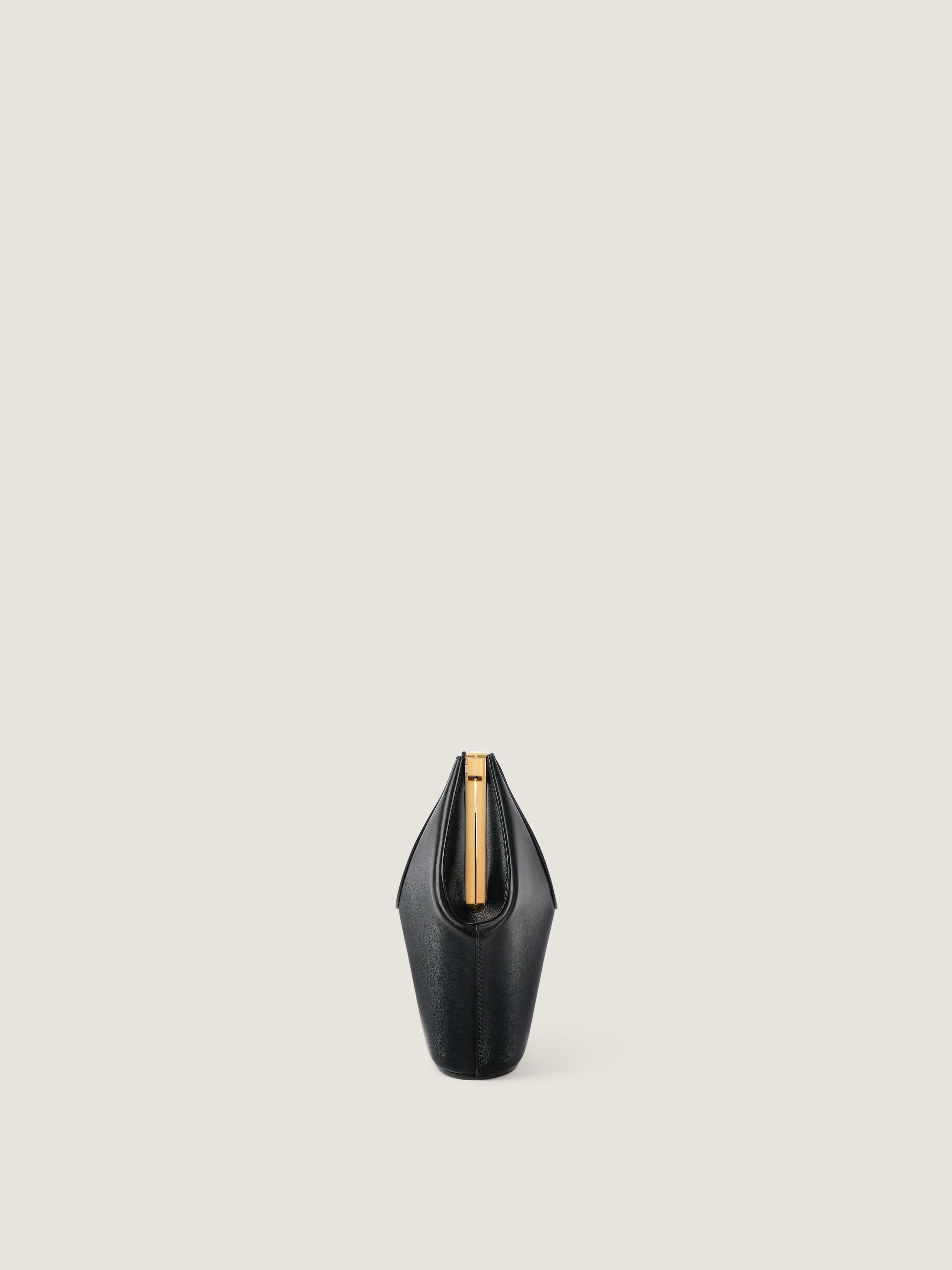 FACET CLUTCH IN LEATHER - 3