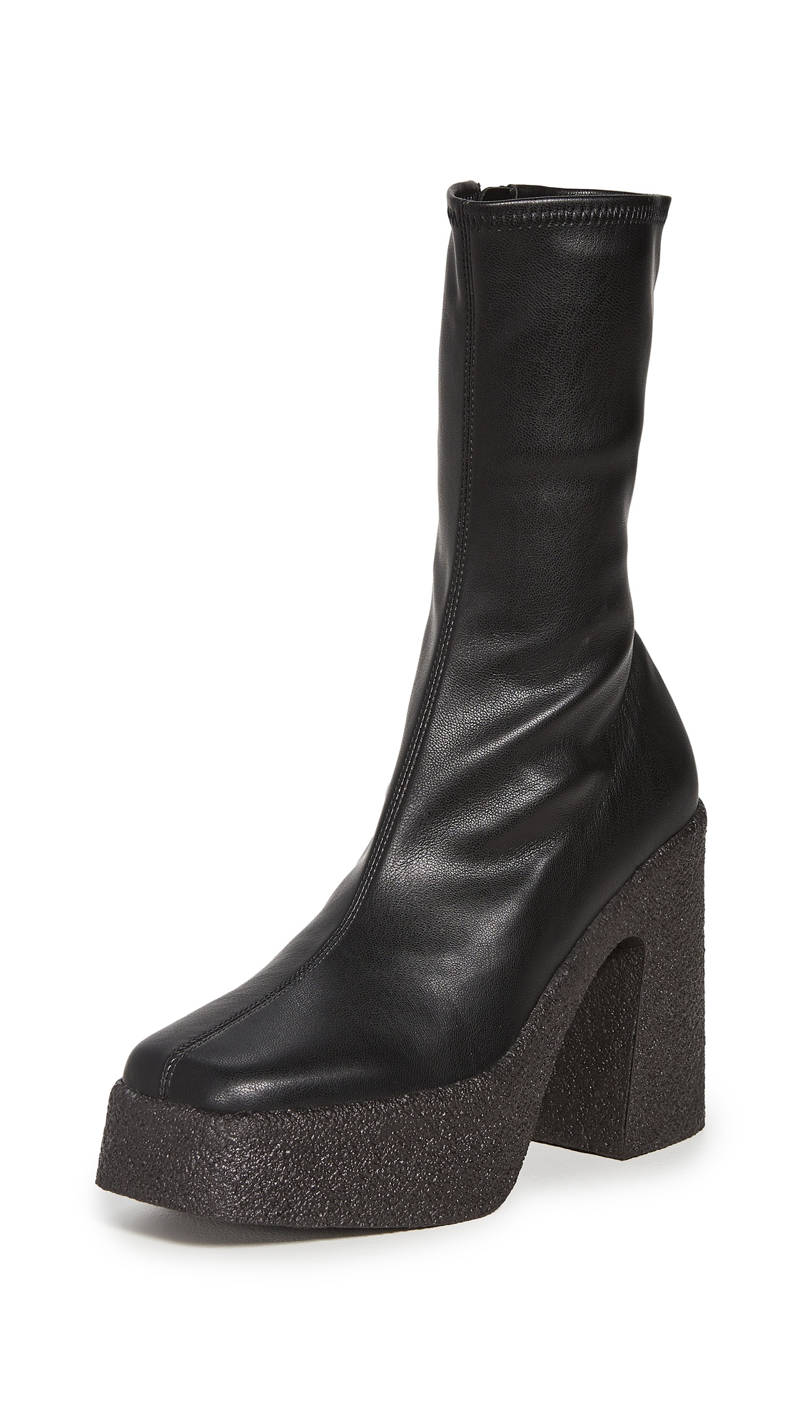 Platform Stretch Boots - 6