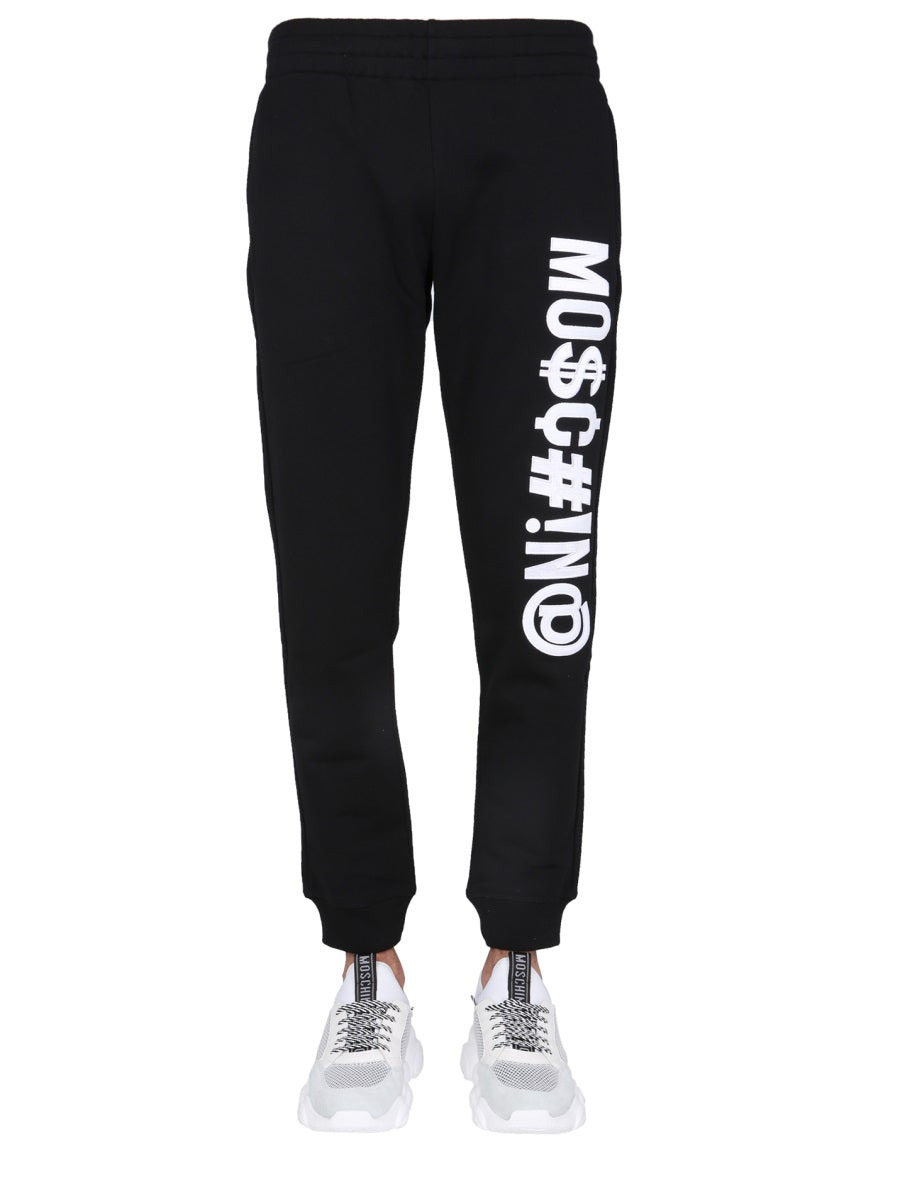 Moschino Men Jogging Pants With Logo - 1
