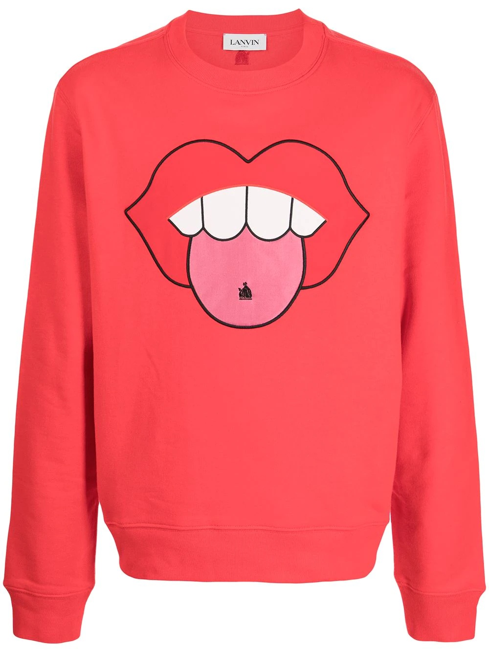 graphic-print long-sleeve sweatshirt - 1