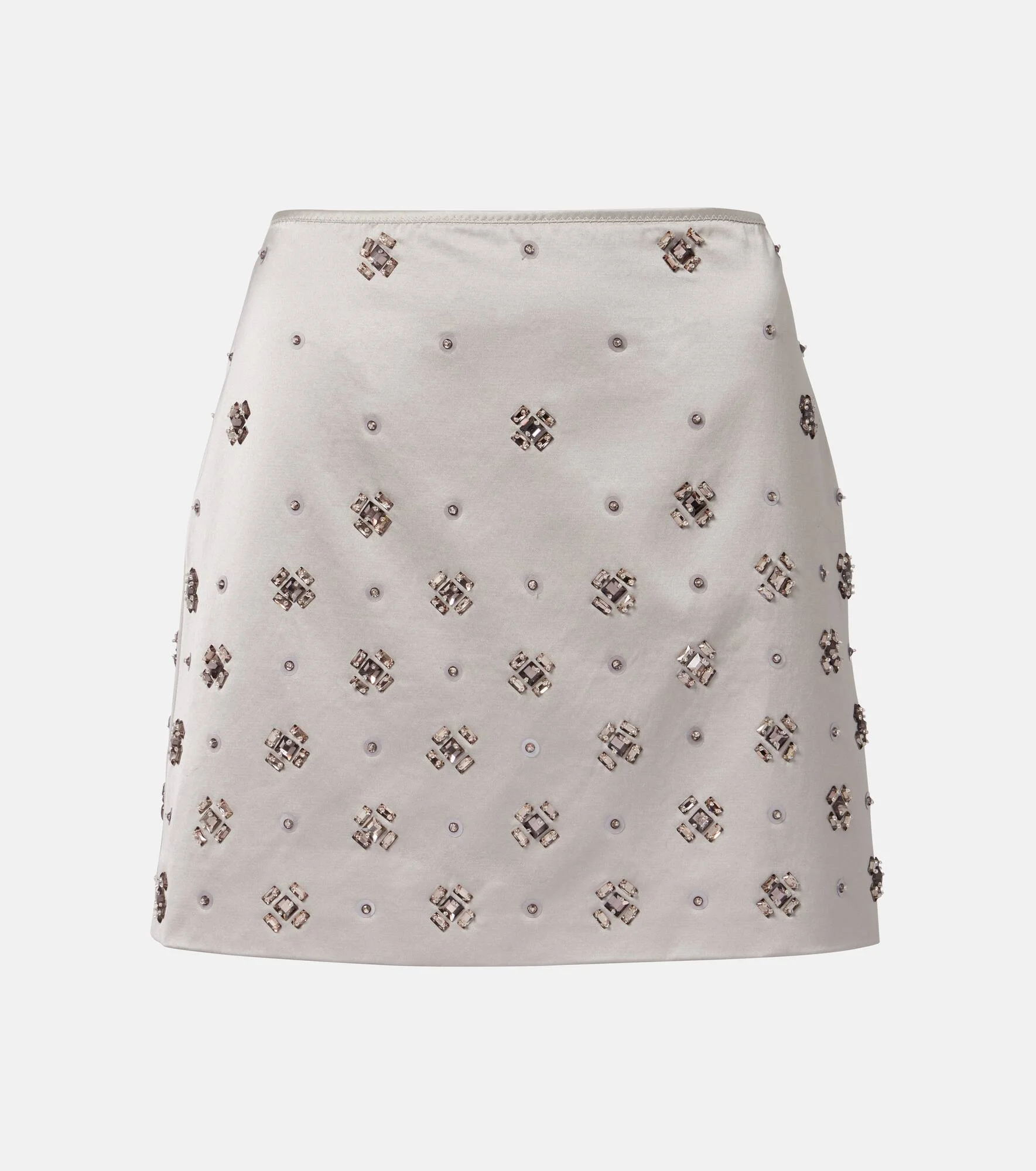 Olenna embellished cotton-blend miniskirt - 1