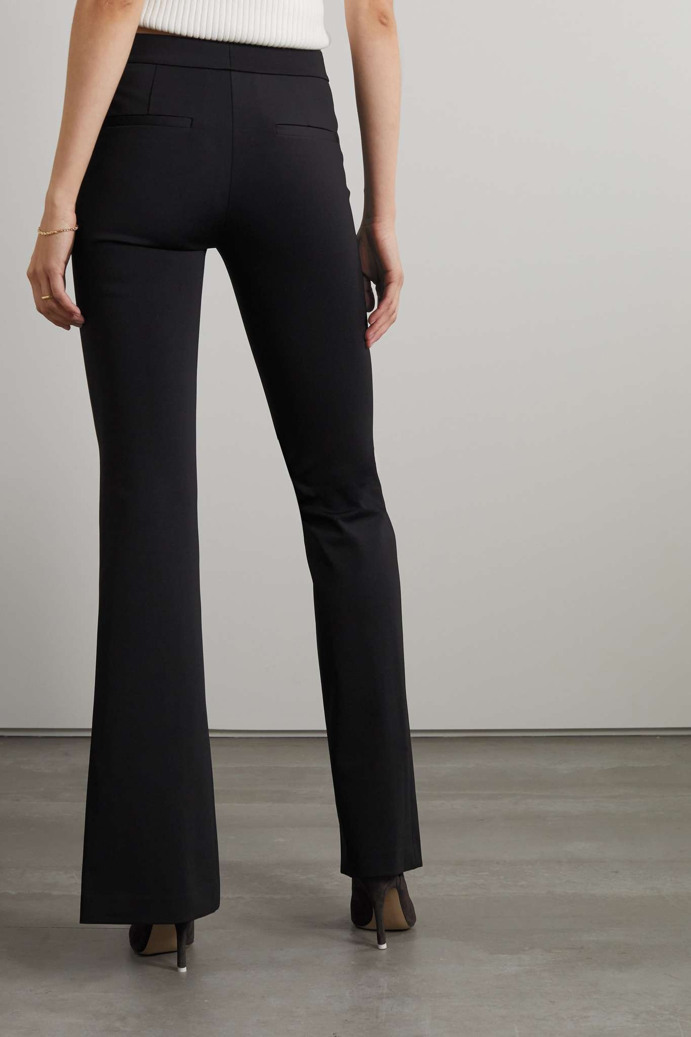 Walker stretch-cady flared pants - 4