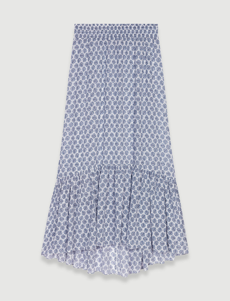 Long asymmetric skirt 1