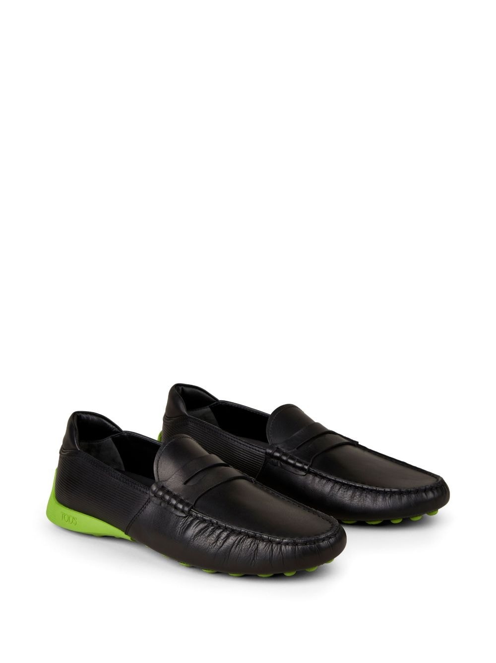 Automobili Lamborghini slip-on leather driving shoes - 2