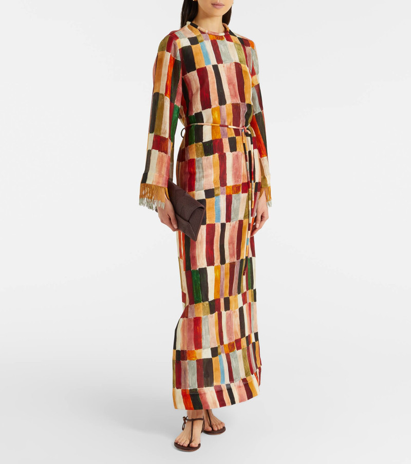 ALÉMAIS x LRNCE Marjorelle linen and silk maxi dress outlook