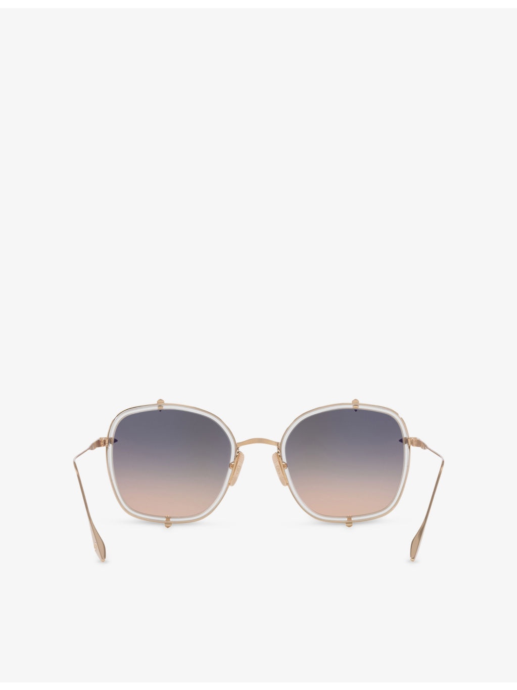 D4000444 TALON THREE DTS442 Square-Frame Titanium Sunglasses - 4