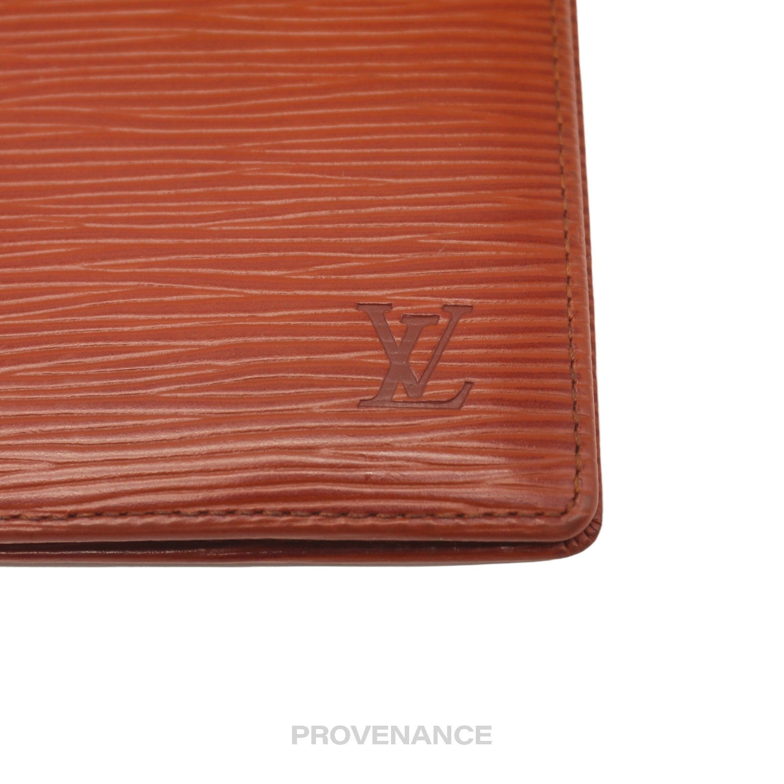 Louis Vuitton 6CC Bifold Wallet - Fawn Epi Leather - 4