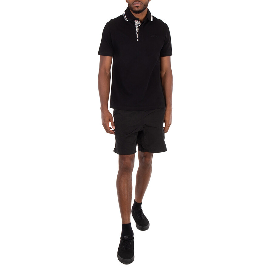 Ami Paris Black Nylon Canvas Swim Shorts - 4
