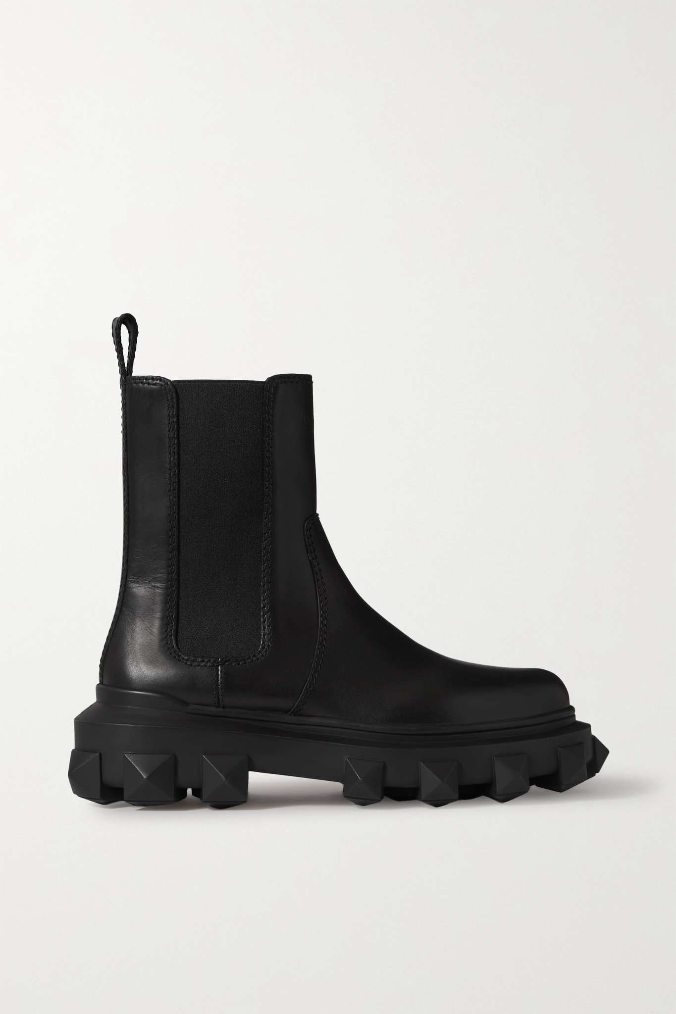 Valentino Garavani Trackstud Beatle 35 leather Chelsea boots - 1