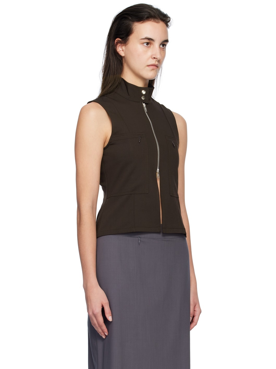 Brown Lis II Tank Top - 2