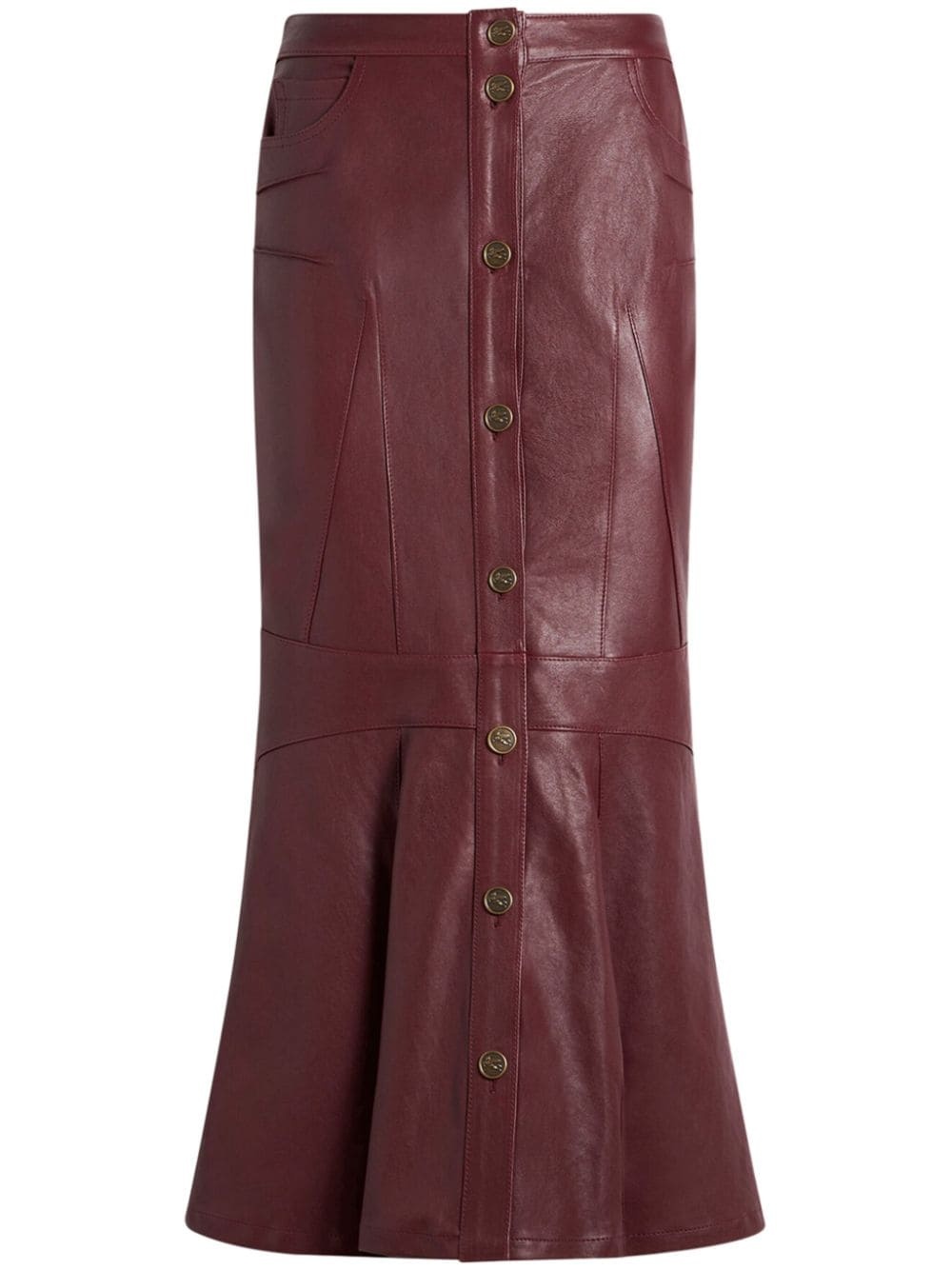 mermaid leather skirt - 1