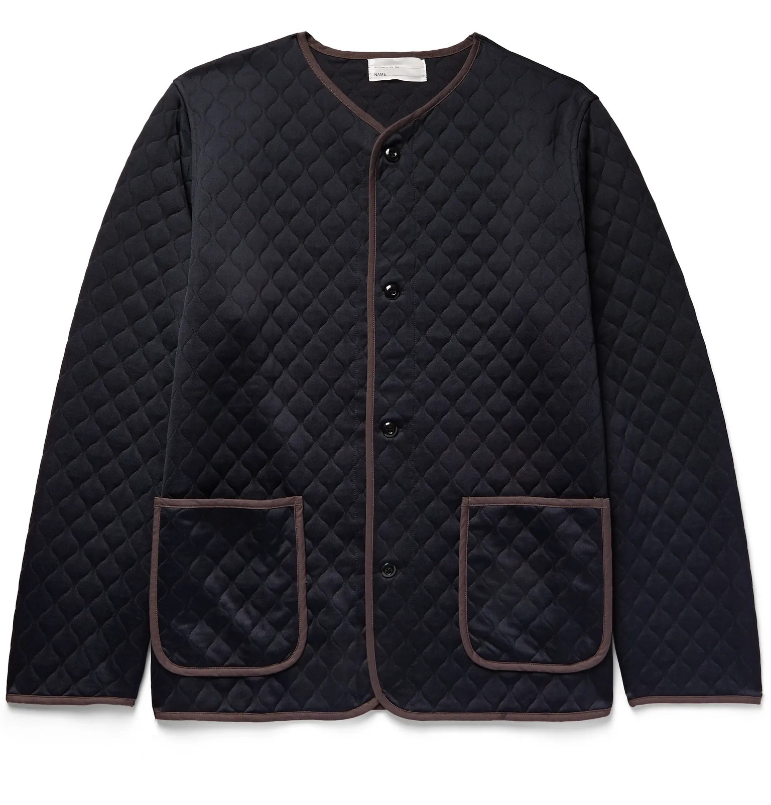 Quilted Woven Padded Jacket - 1