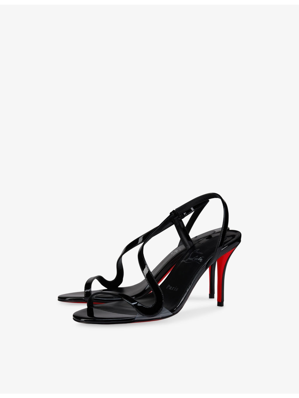 Rosa Z 80 Patent-PVC Heeled Sandals - 3