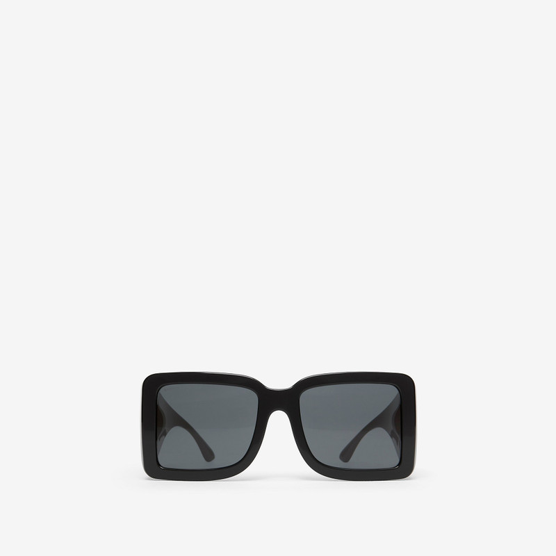 B Motif Square Frame Sunglasses - 1