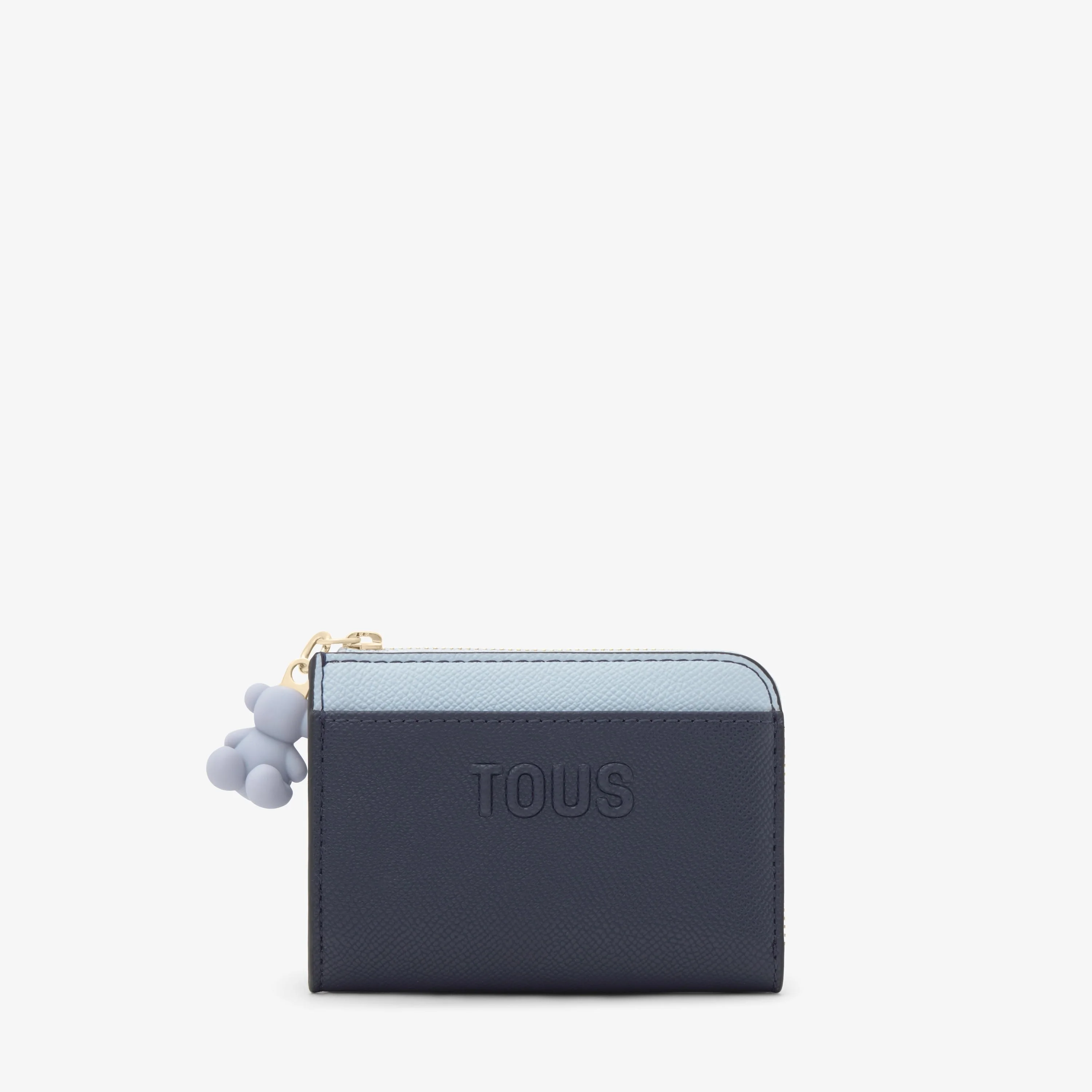 Large navy blue Change purse TOUS Audree Saffiano - 1