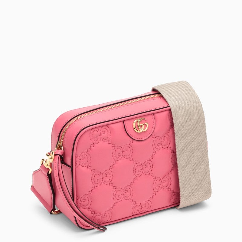 Gucci Small Gg Matelassé Bag Pink - 3