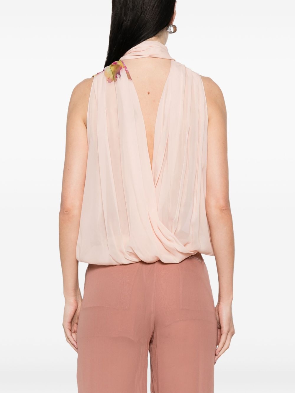 floral-print blouse - 4