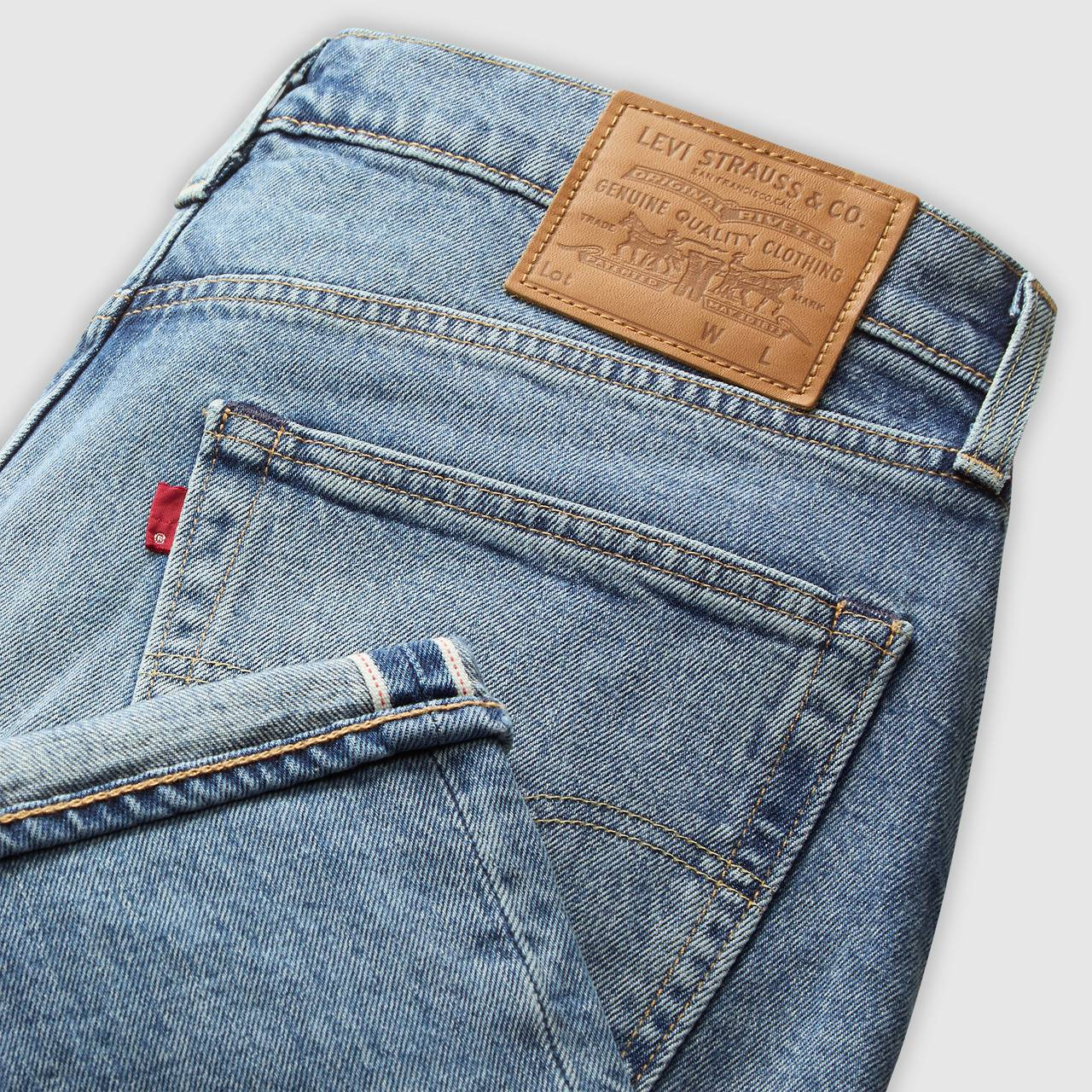 502™ TAPER FIT SELVEDGE MEN'S JEANS - 7