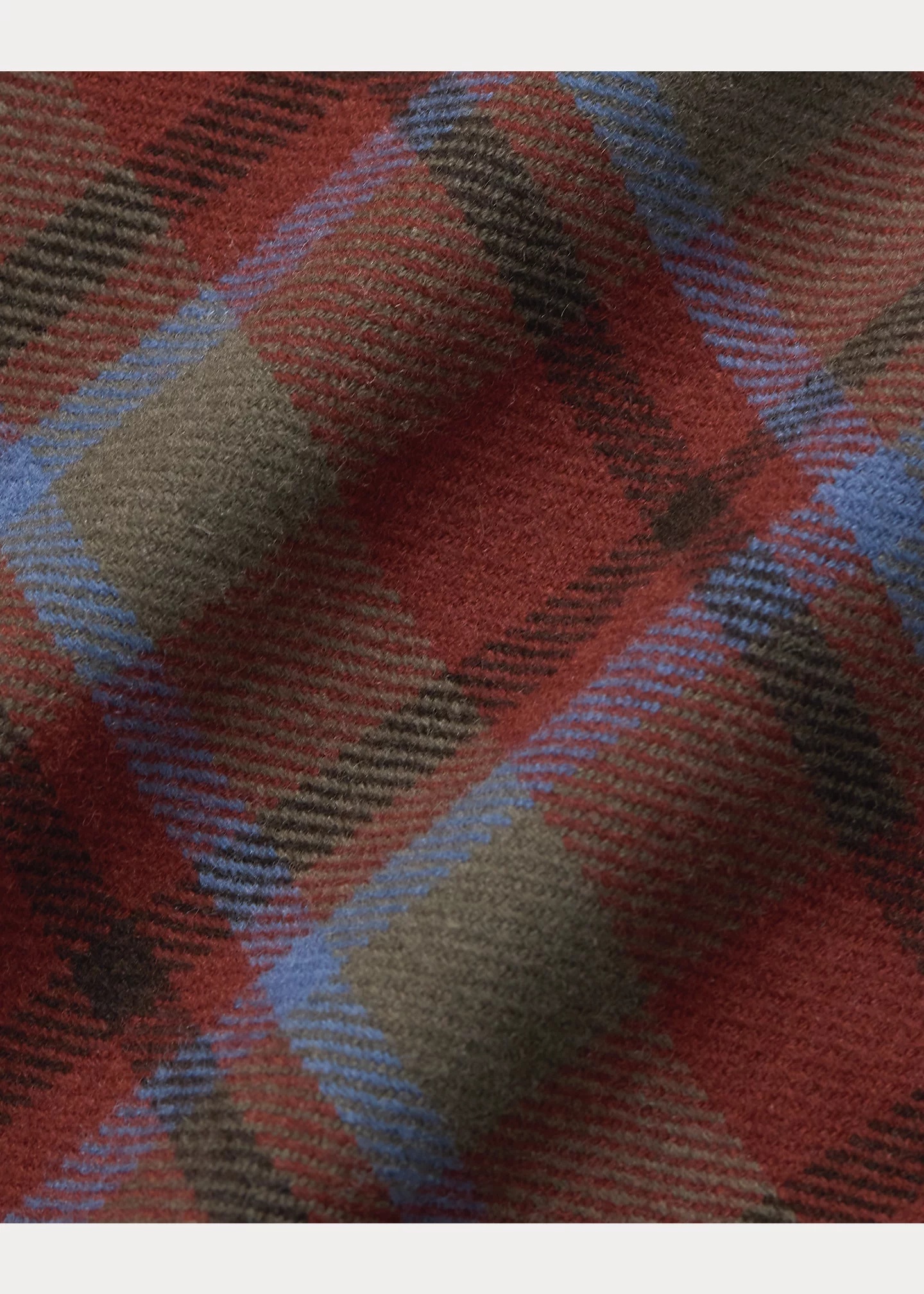 Plaid Wool Twill Shirt Jacket - 5