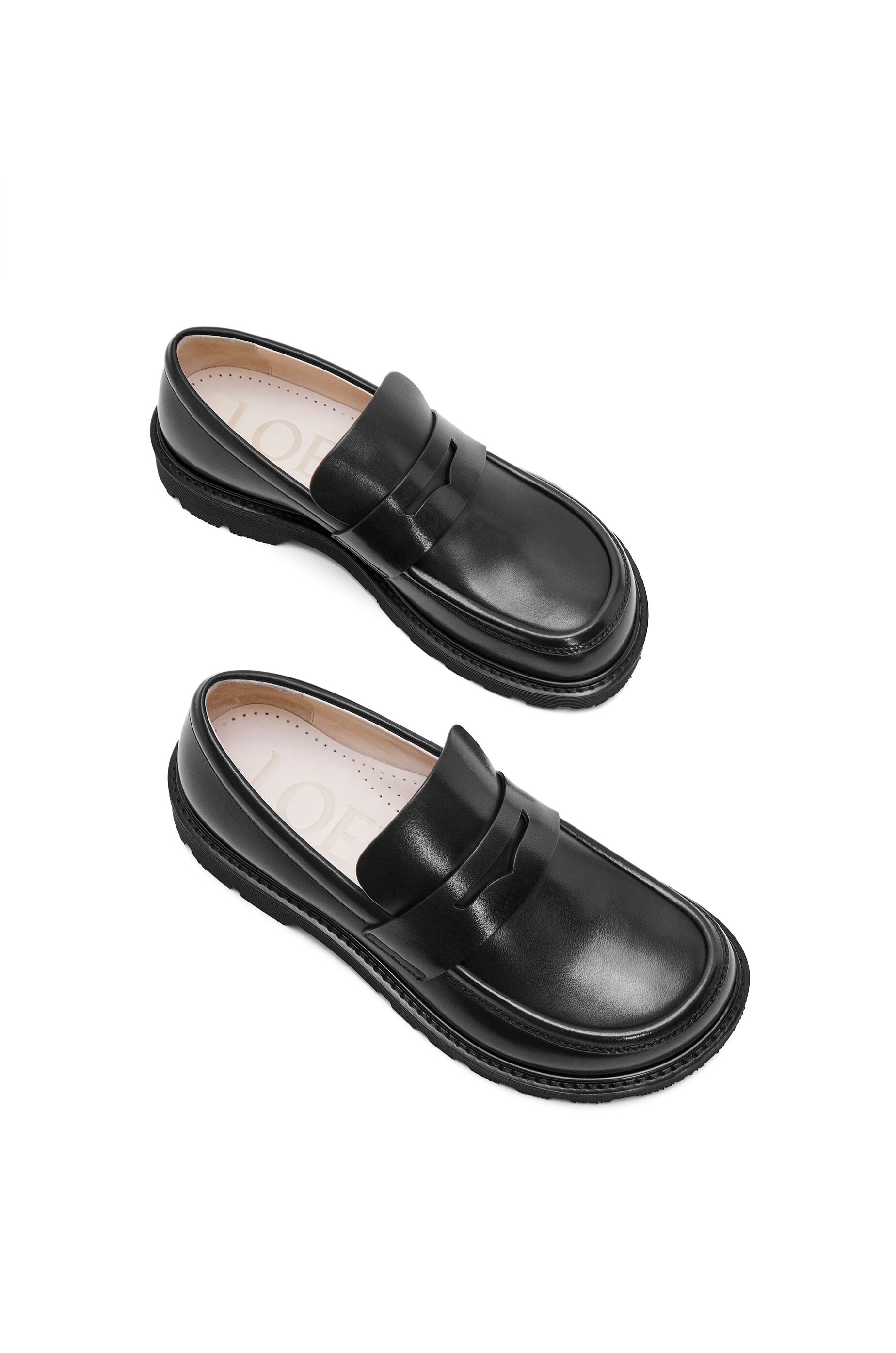 Blaze loafer in bicolour brushed-off calfskin - 3