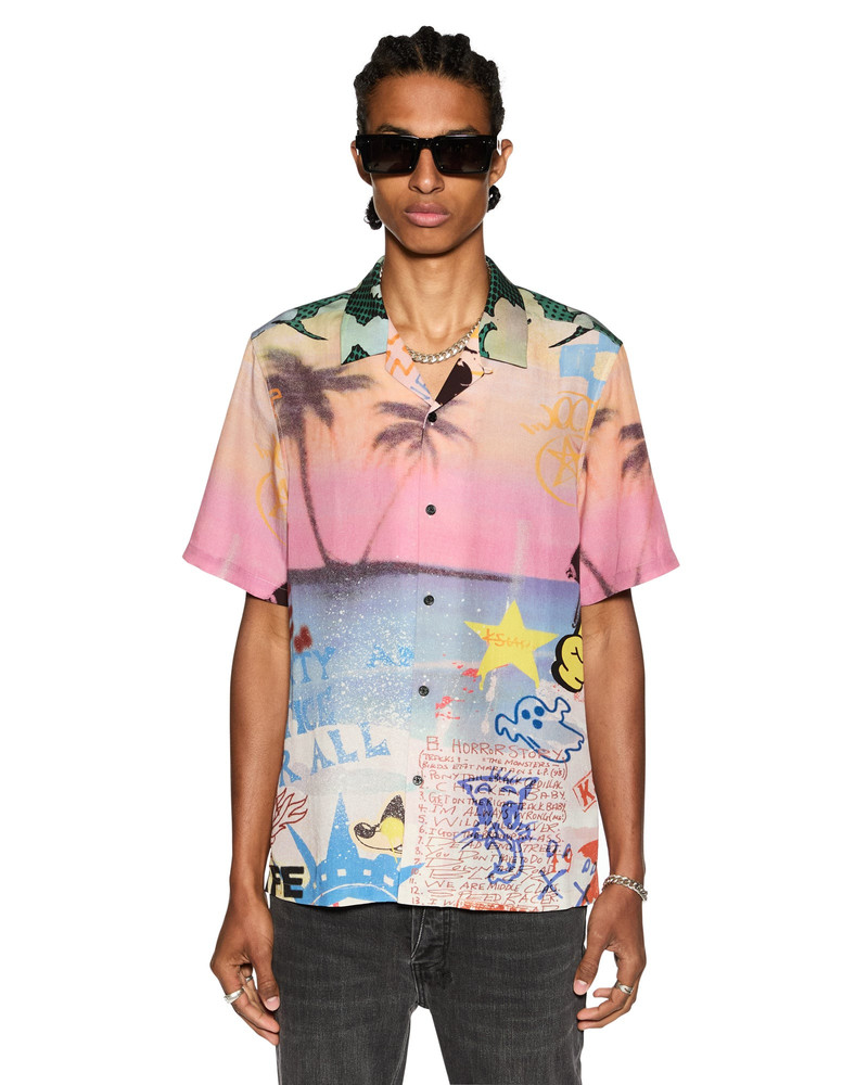 Ksubi VANDALS RESORT SS SHIRT MULTI outlook