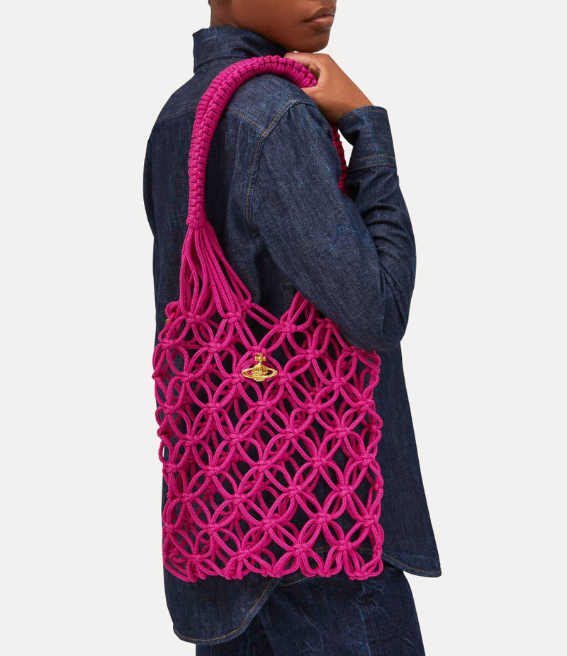 LARGE MACRAME HANDBAG 4