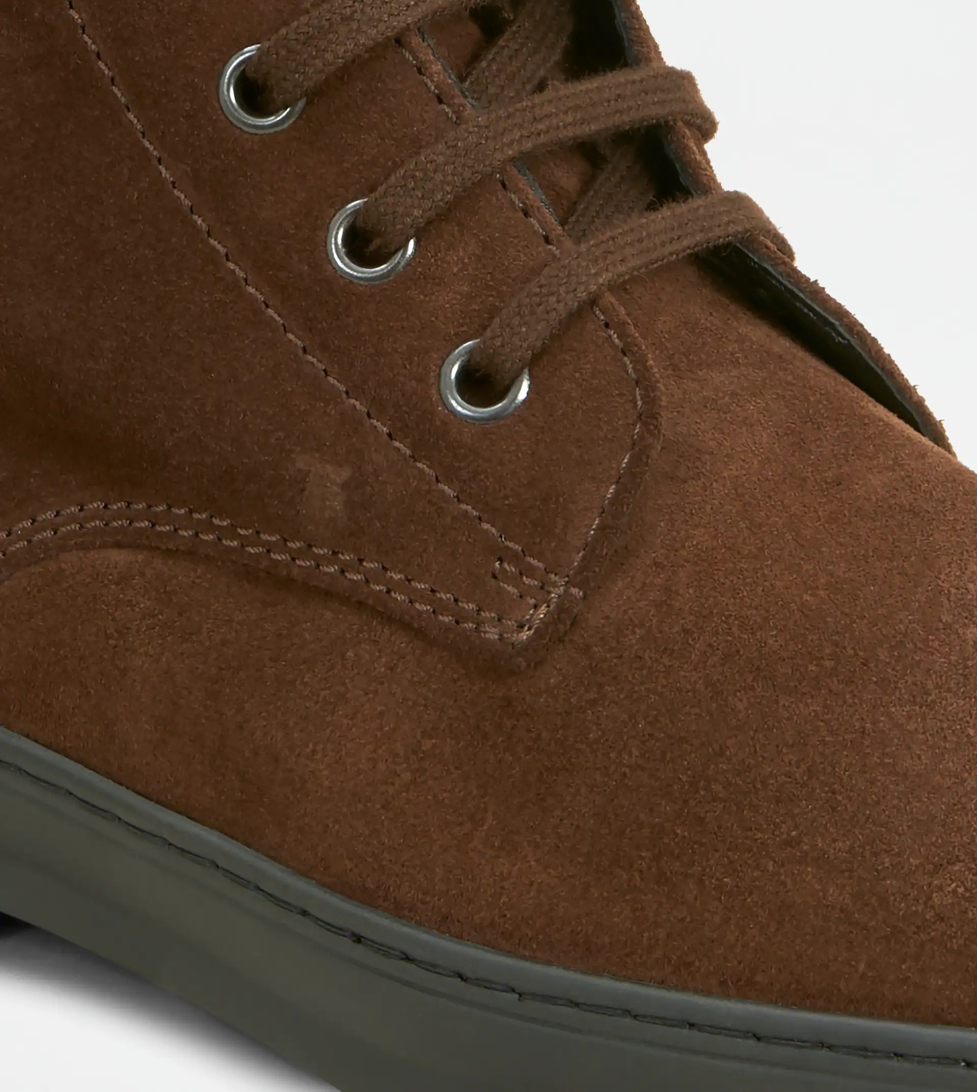 WINTER GOMMINO ANKLE BOOTS IN SUEDE - BROWN - 6