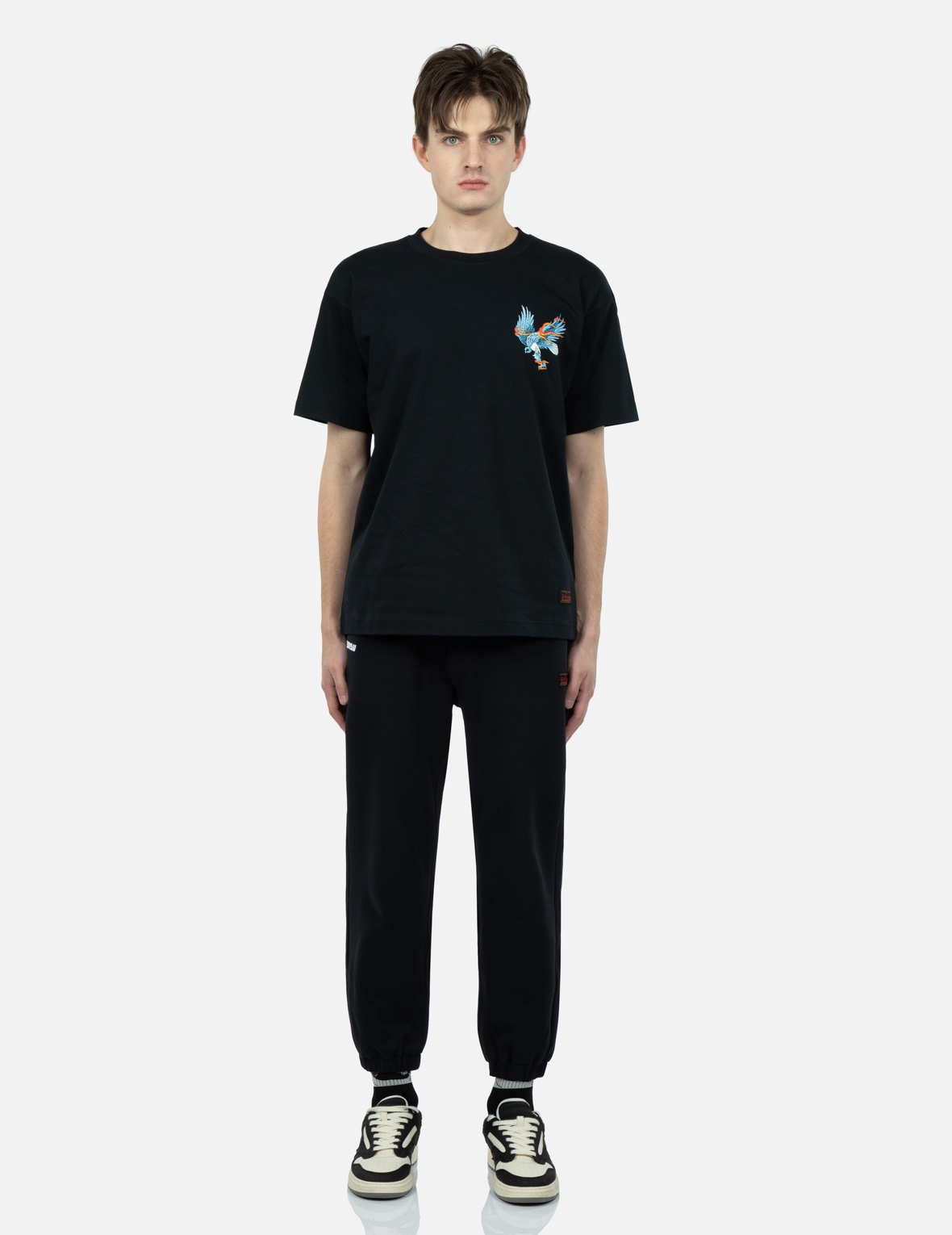 BROCADE KAMON APPLIQUÉ SWEATPANTS - 6