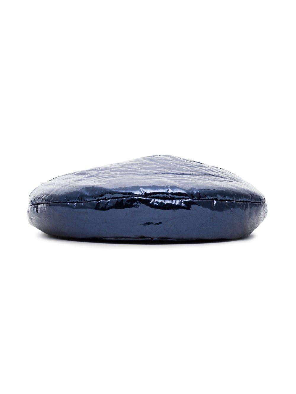 metallic blue New Billy varnished leather hat - 4