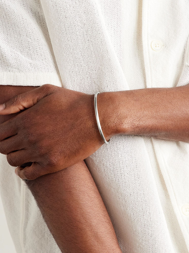 le gramme Le 15 Brushed Sterling Silver Cuff Silver outlook